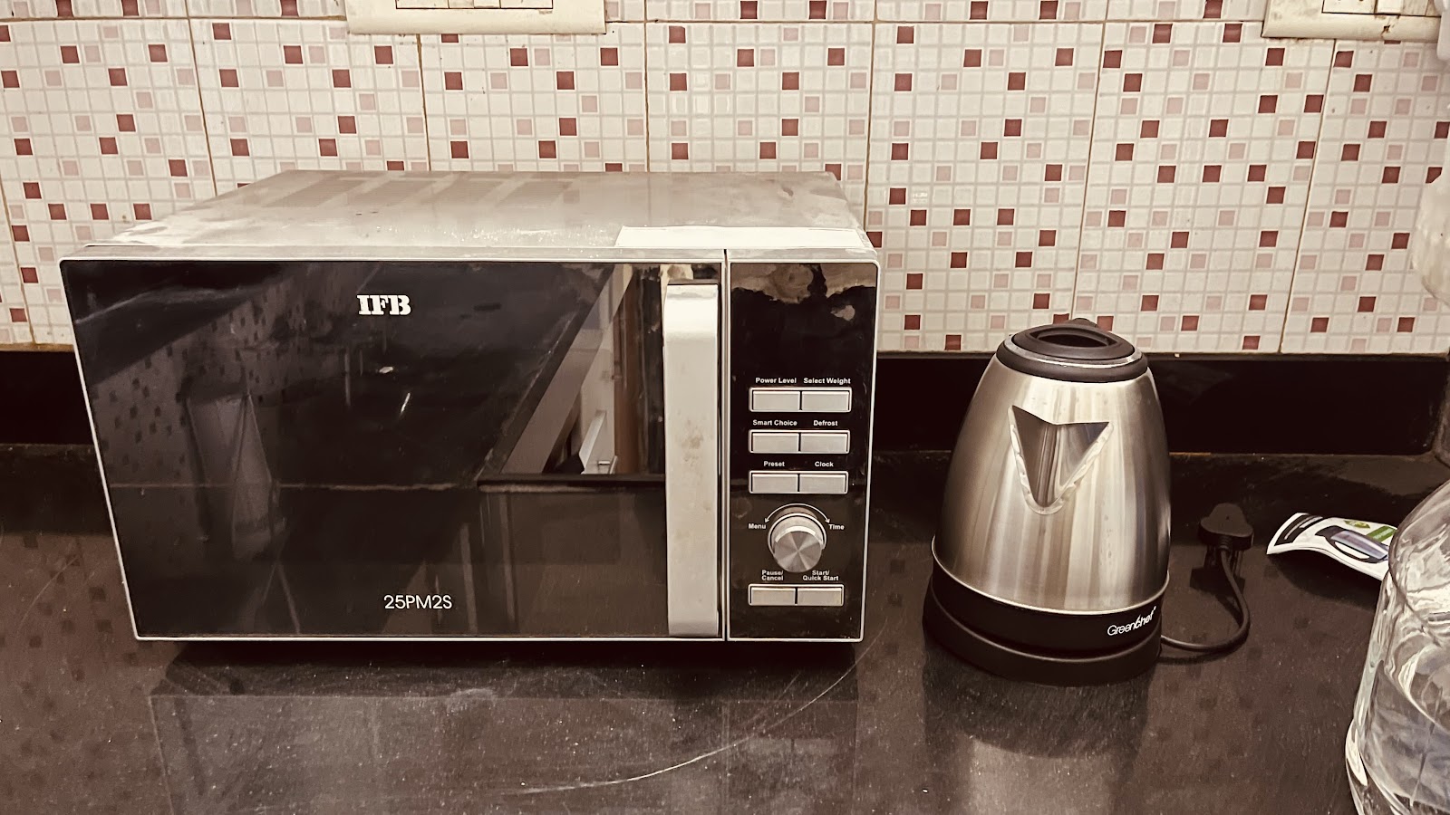Pantry Microwave Oven & Electric Kettle