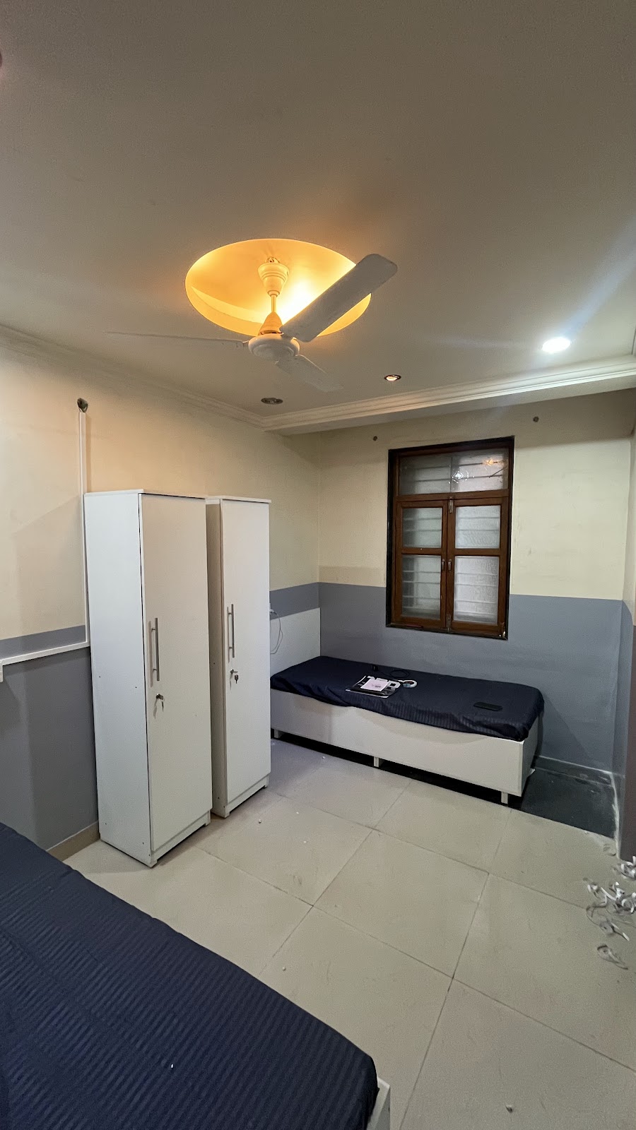 Boys Bedroom with Bed & Lockable Wardrobe