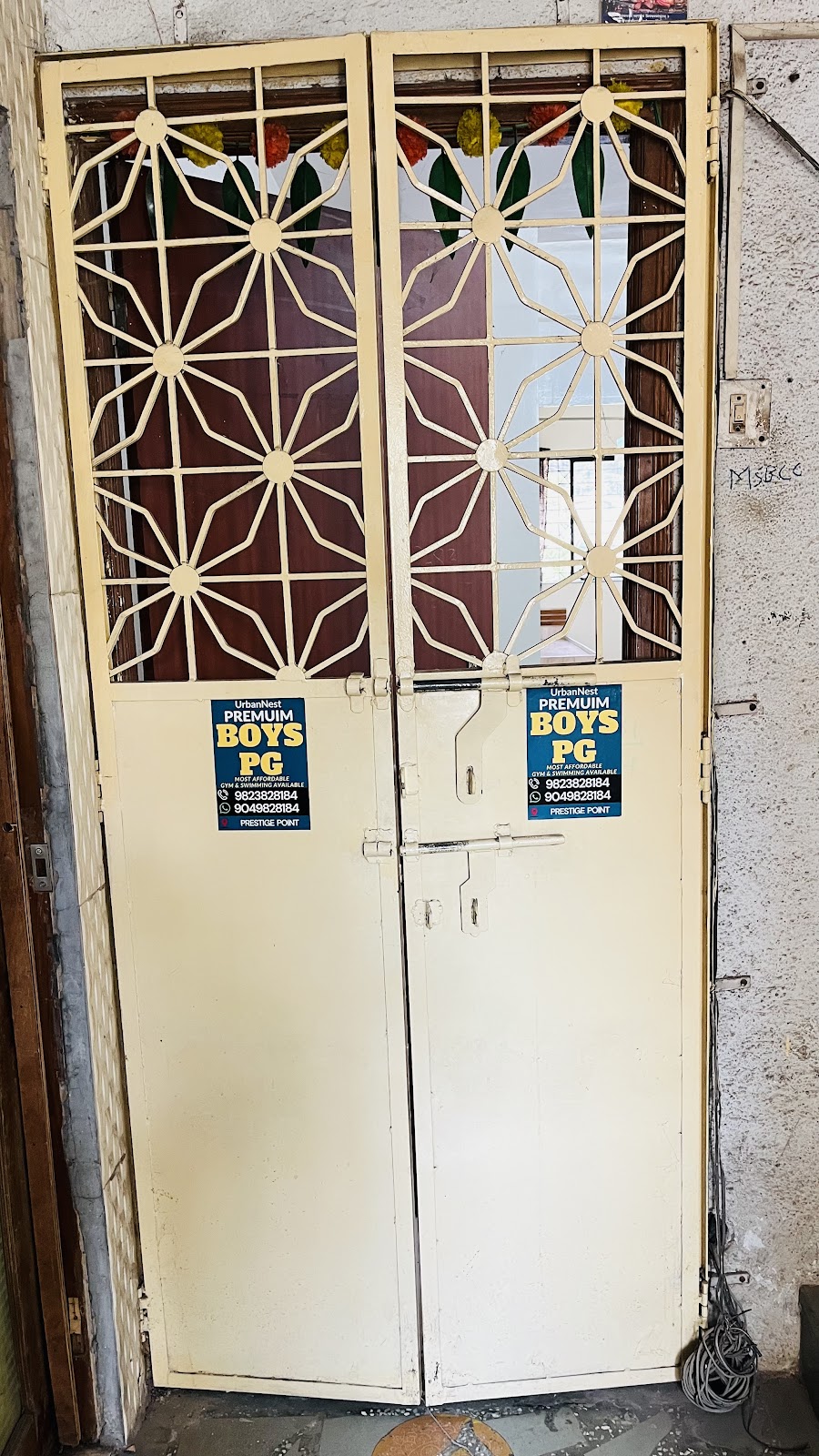 Secure Entrance Safety Gate with Urban Nest Posters
